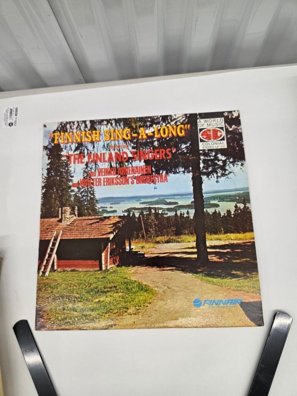 Finland Singers - Finnish Sing-A-Long LP Colonial Records Folk 33 RPM